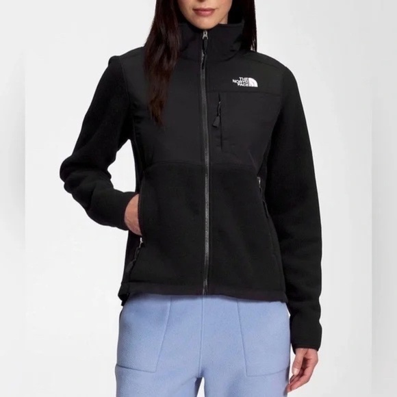 The North Face Womens Denali Black Polartec Fleece Jacket Small - Picture 1 of 15